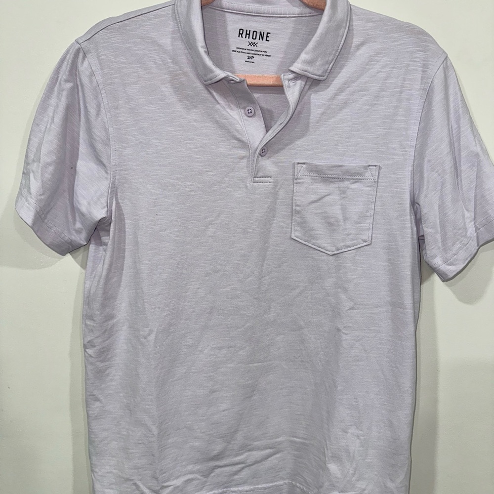 Rhone Men's Light Purple Polo Shirt